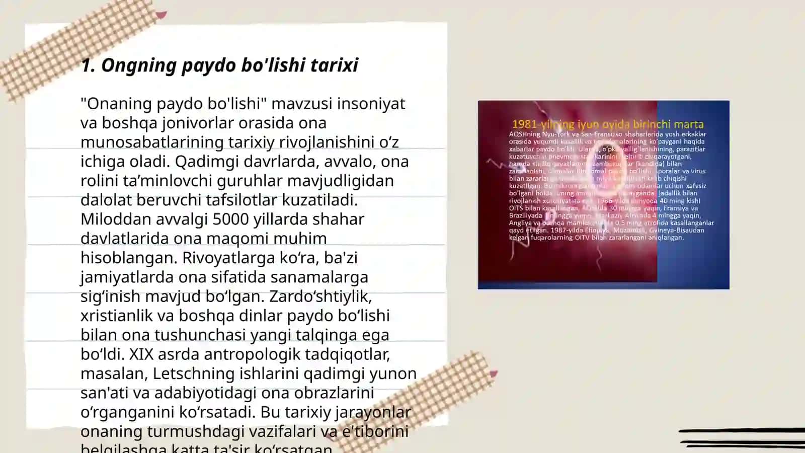 Ongning paydo bólishi va uning taraqqiyoti 3