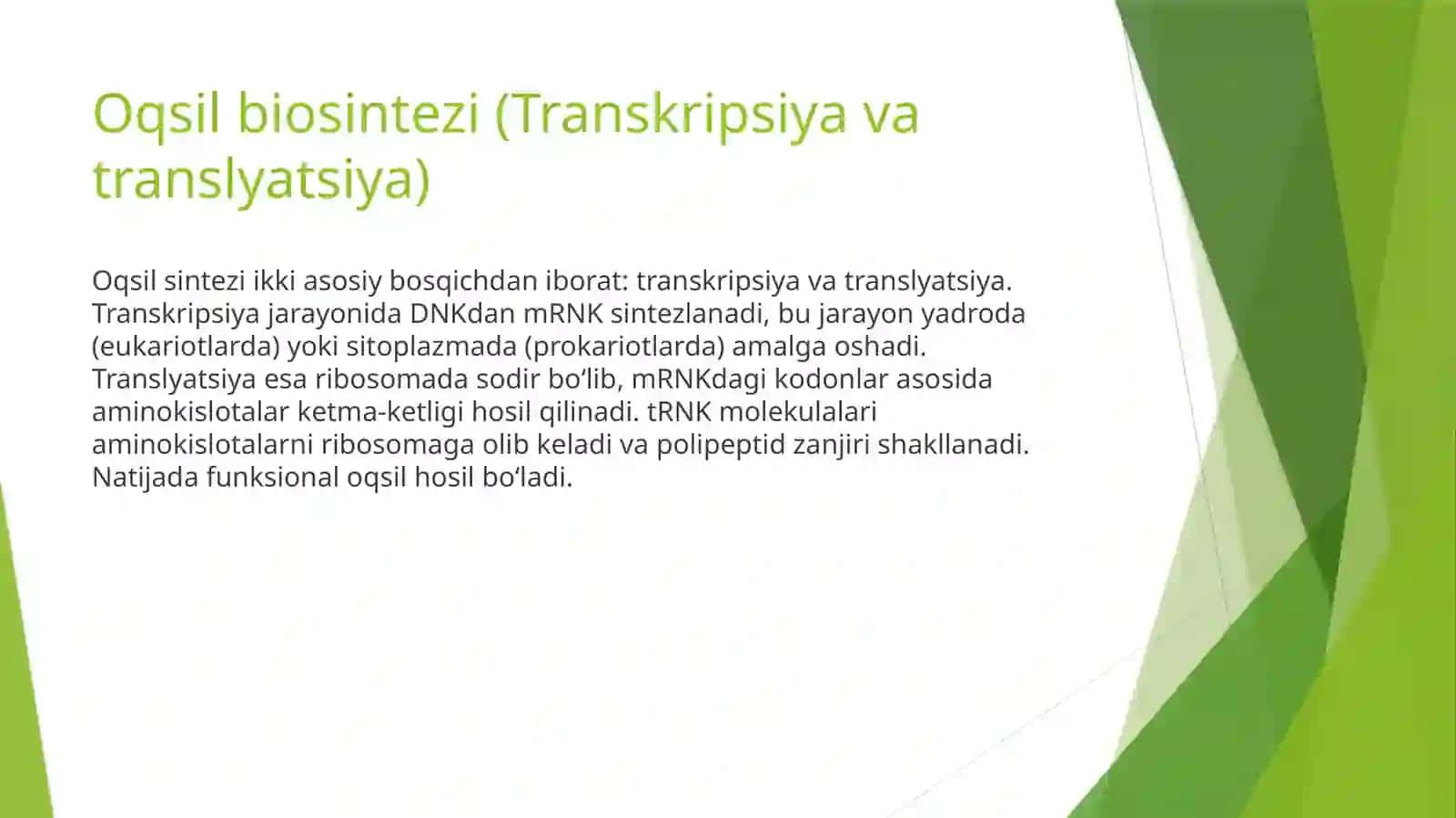 Oqsilalmashinuvi Mutatsiyasi 3