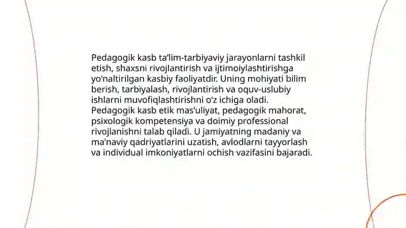 Pedagogik kasbining mohiyati 3