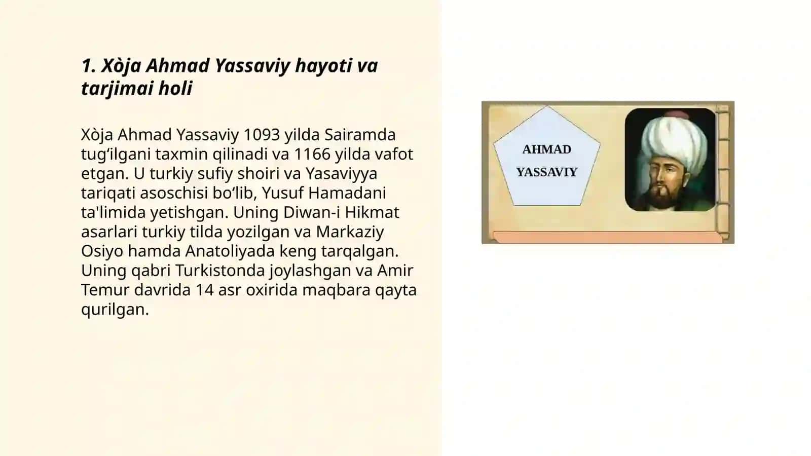 Xòja Ahmad Yassaviy 3