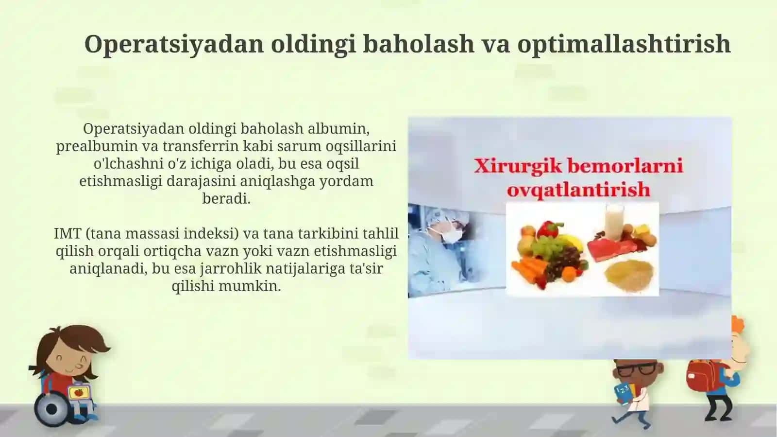 Xirurgik bemorlarni ovqatlantirish 3