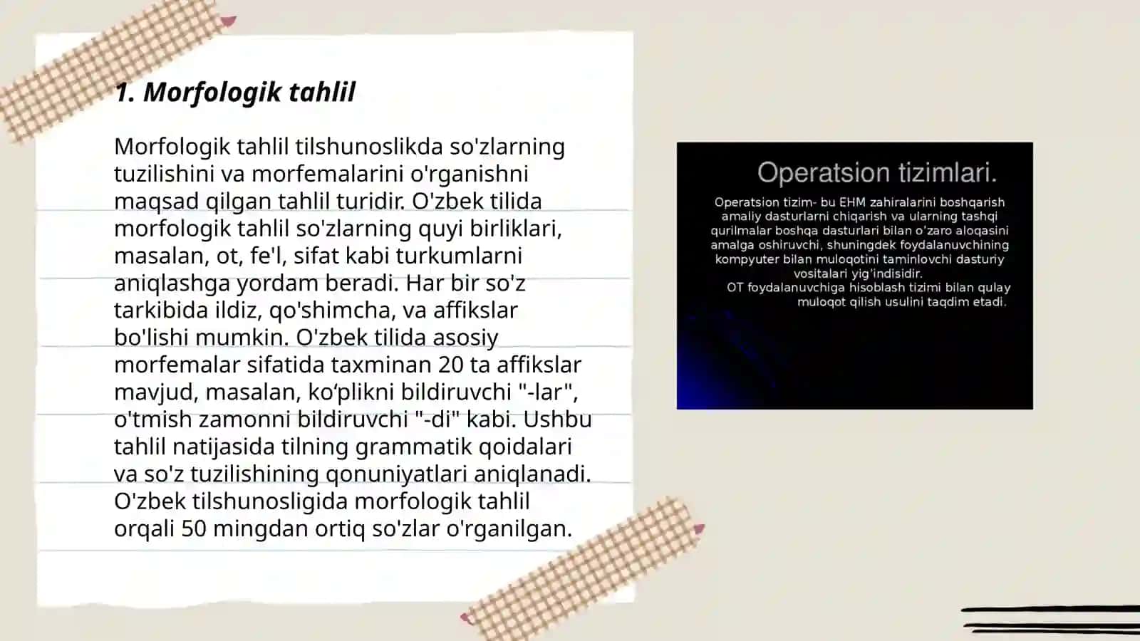 Grammatika ma'noni ifodalovchi vositalar 3