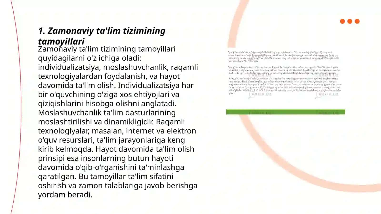 Zamonaviy ta'lim va modulli- kredit tizimi mohiyati 3