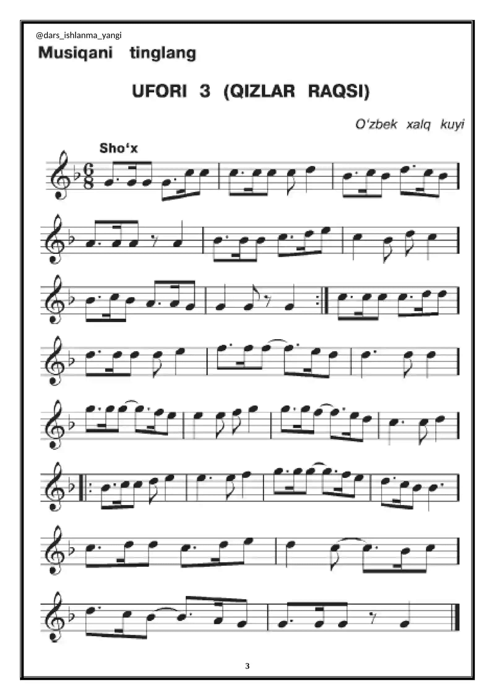 Musiqaning ifoda vositalari 3