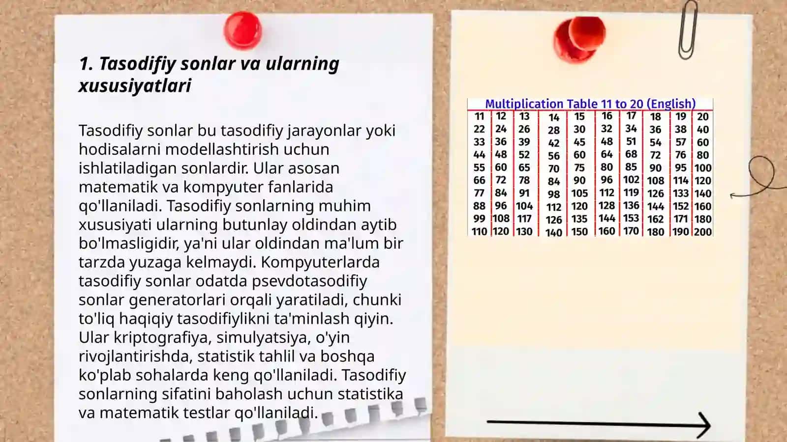 Tasodifiy Qiymatlarni Keltirib Chiqarish 3