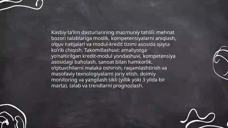 Kasbiy taʼlim mazmuni va texnologiyalari 3