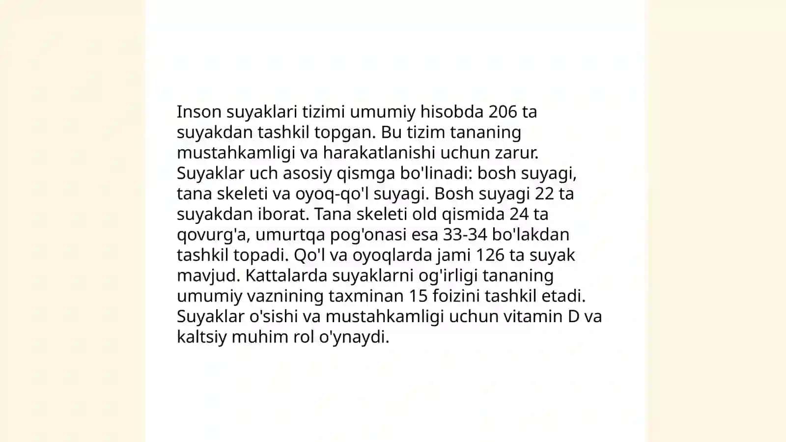 Odam tuzilishi 3