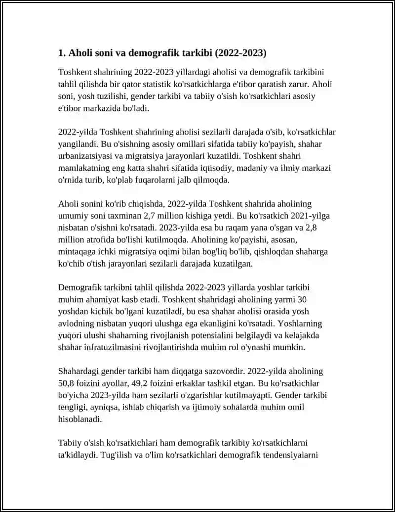 TOSHKENT SHAHRINING 2022-2023 YILGI STATISTIK TAHLILI 3