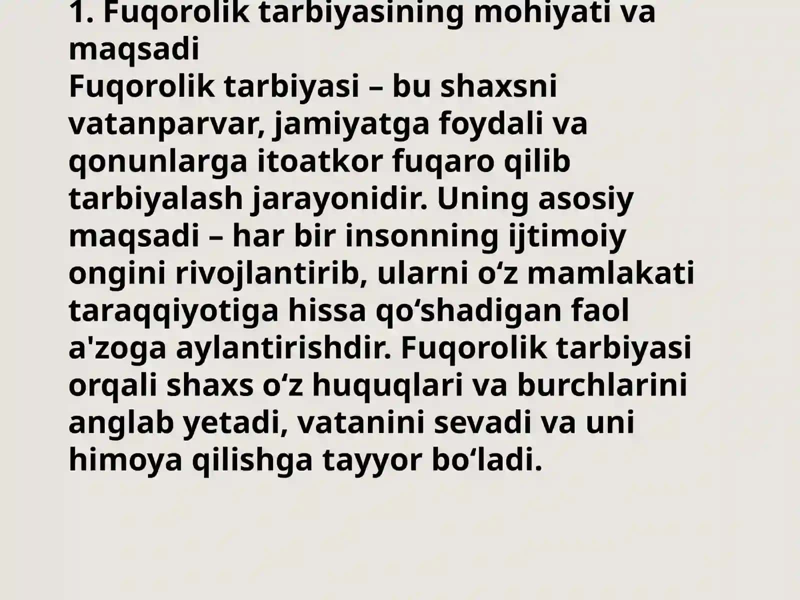 Fuqorolik tarbiyasi 3
