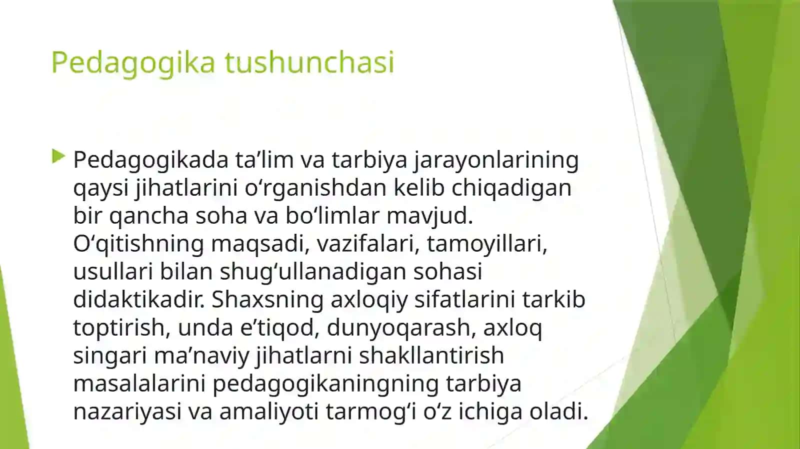 Pedagogika fani va uning maqsad va vazifalari 3