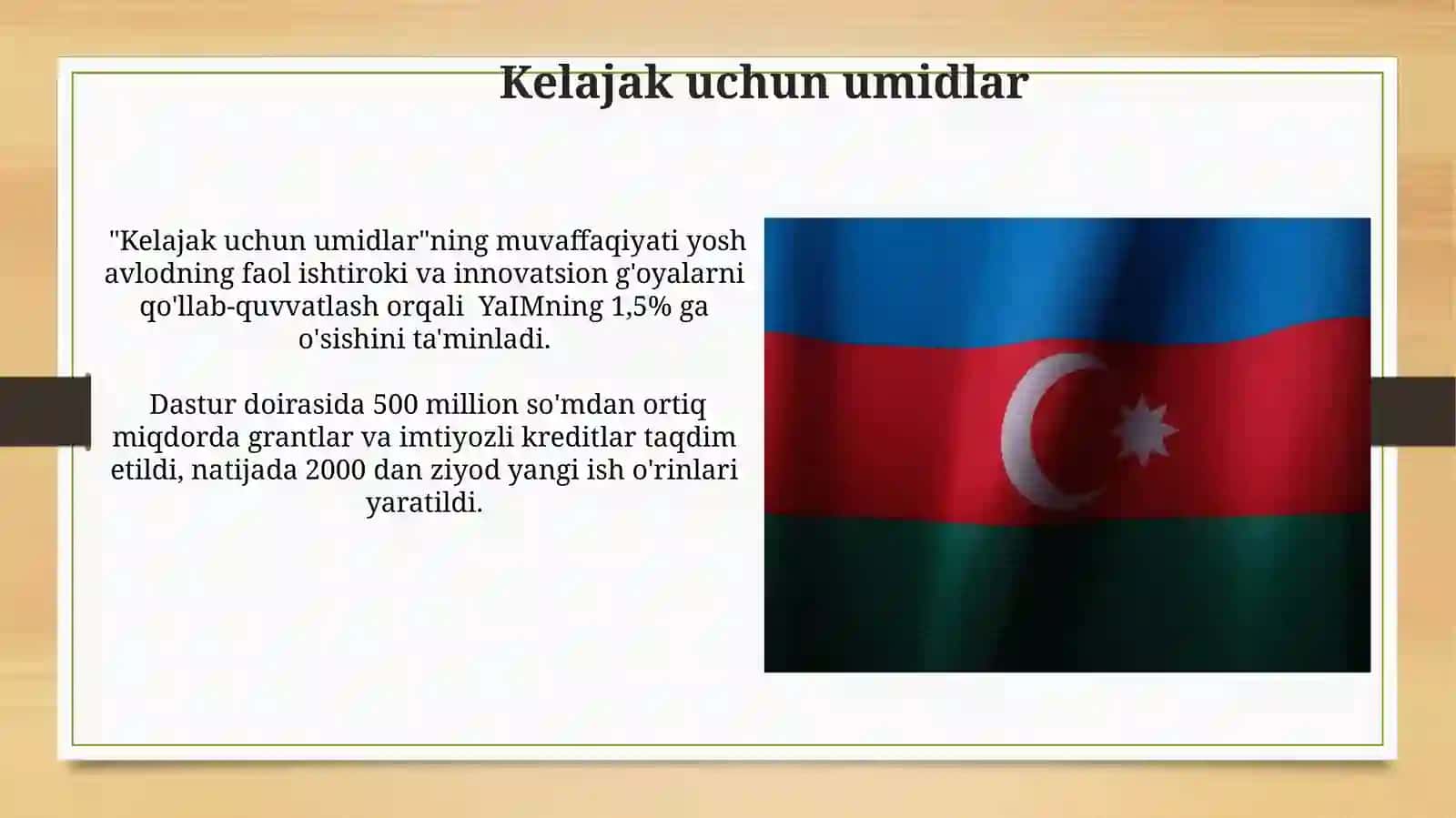 Kelajak uchun umidlar 3
