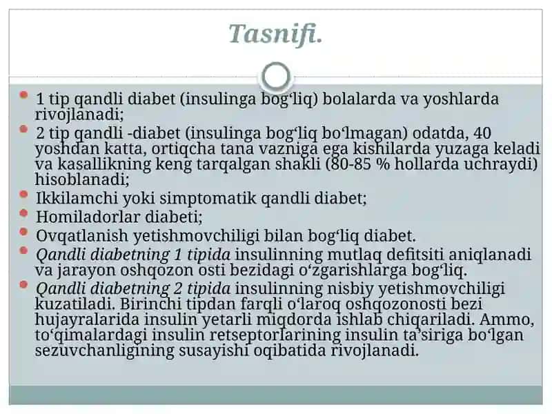 Qandli diabet 3