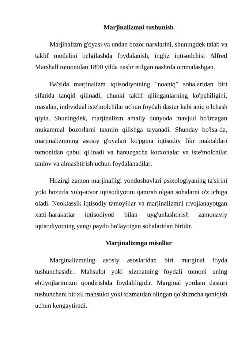 MARJINALIZMNING RIVOJLANISHI 3