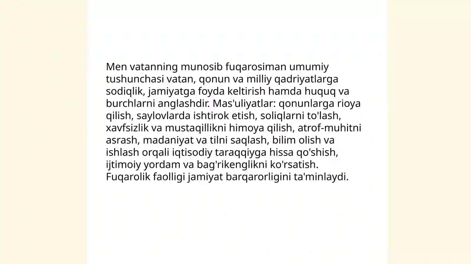 Men~vatanning munosib fuqorosiman 3