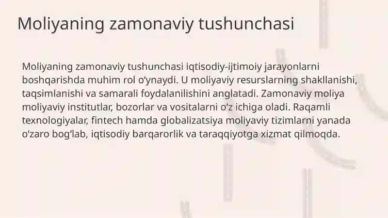 Zamonaviy moliyaning mohiyati 3