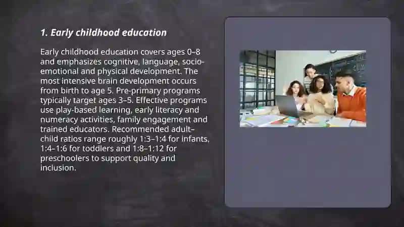 Early childhood education 3