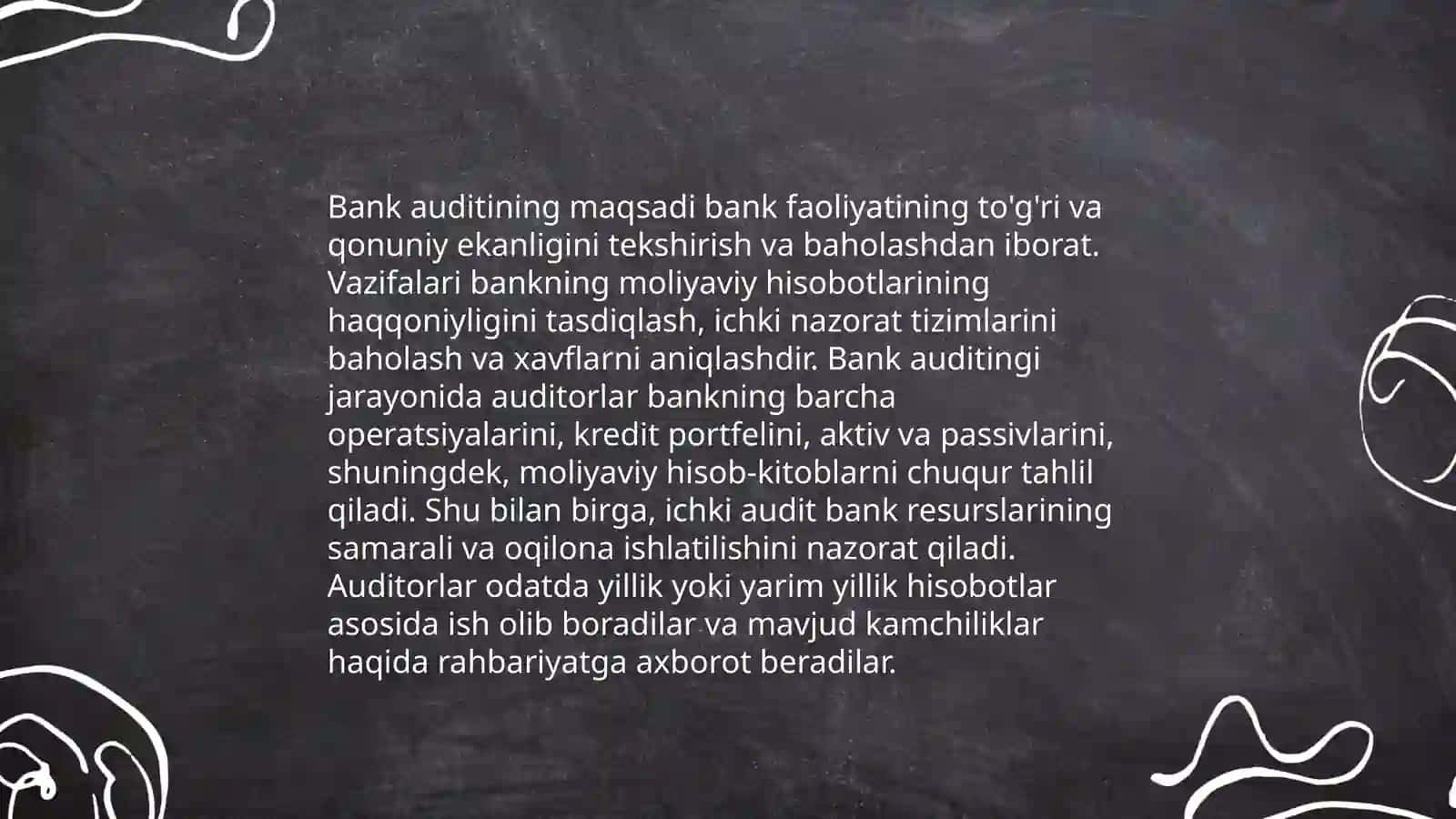 Bank auditining maqsadi va vazifalari 3