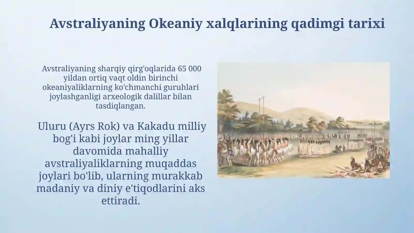 Avstraliyaning Okeaniyalik Xalqlarining Qadimgi Tarixi 3