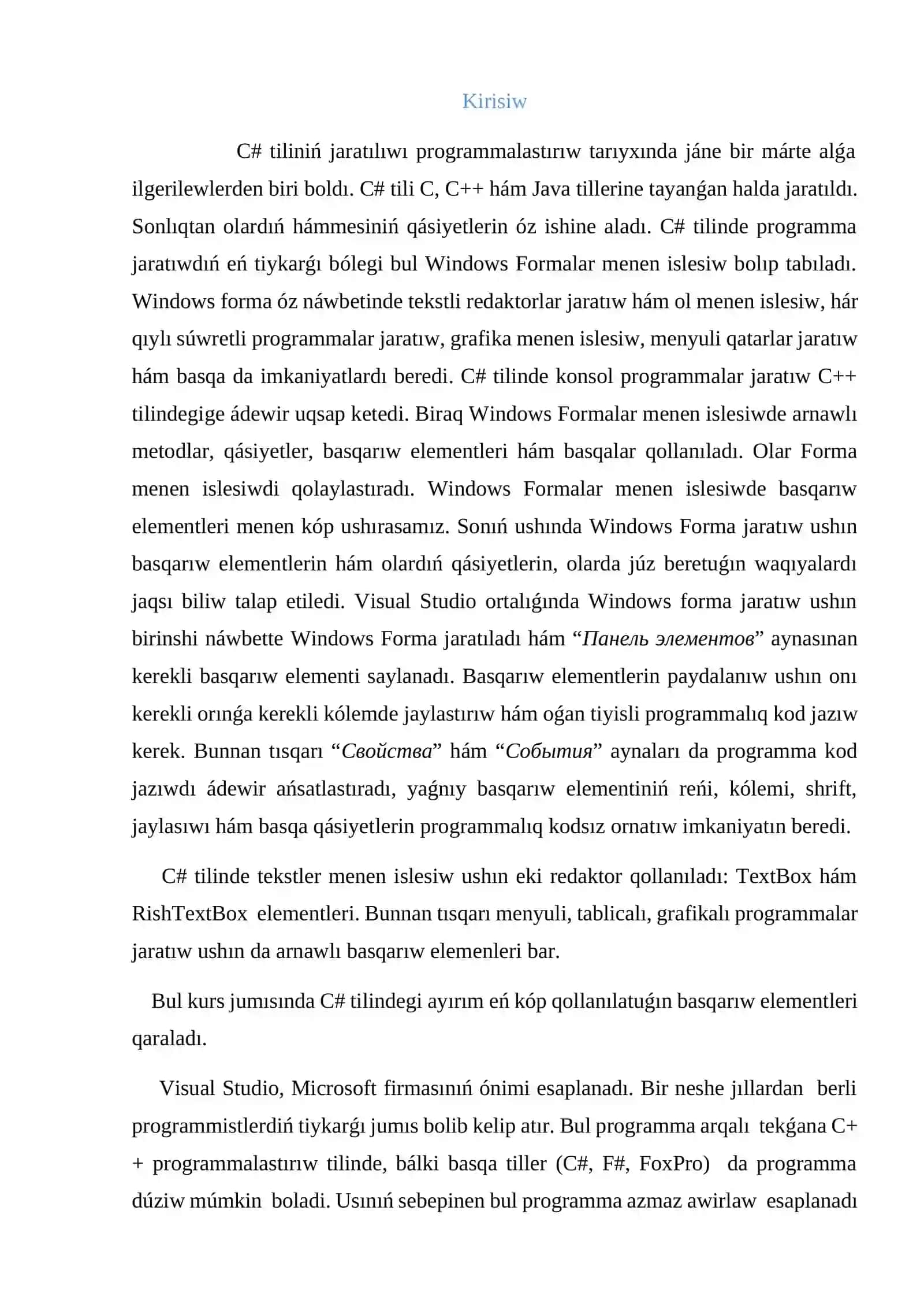 KURS JUMISI 3