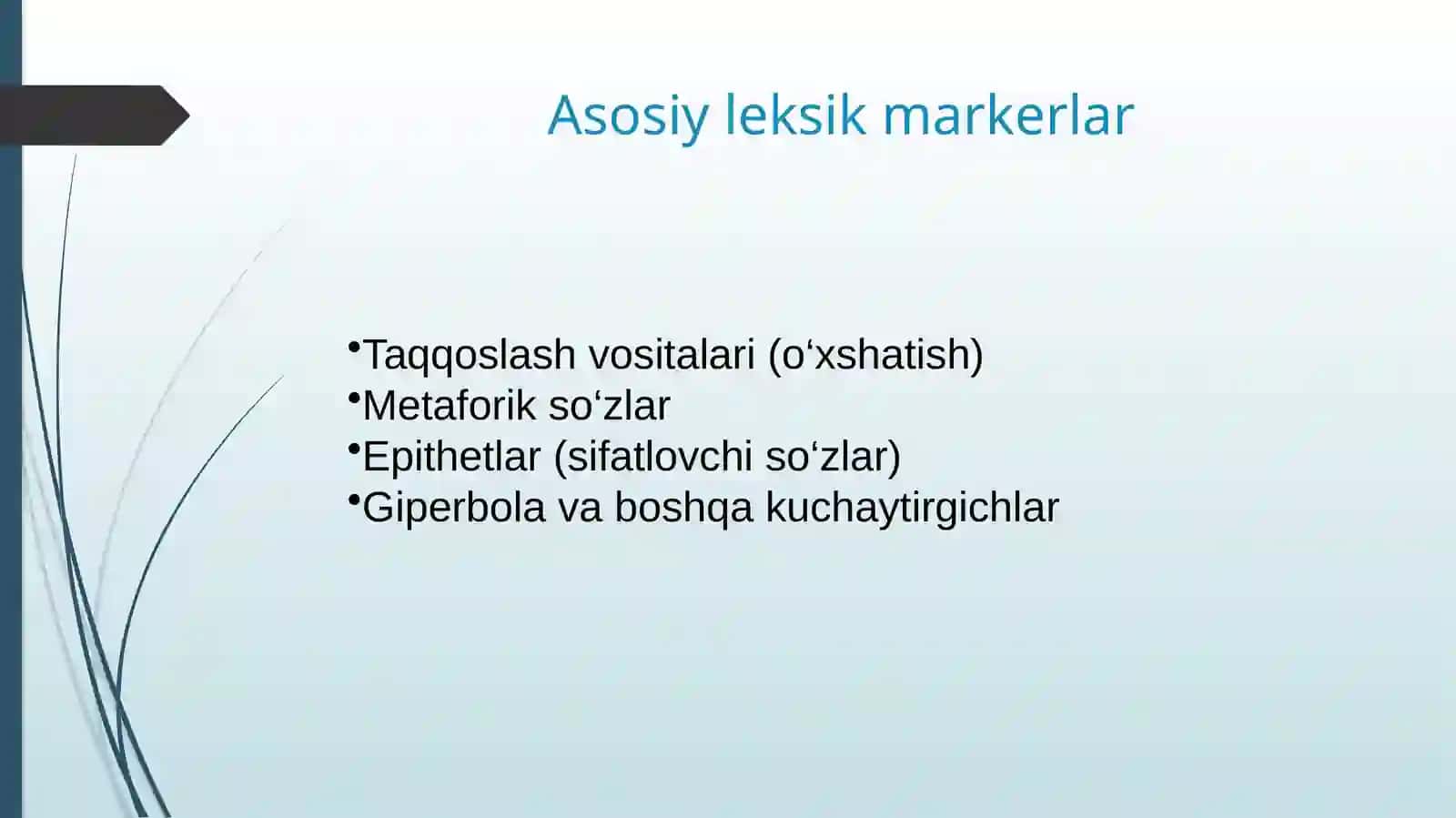 Obrazlilikning leksik markerlari 3