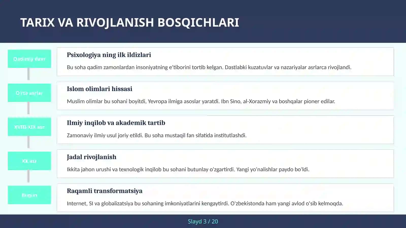 Bolalar psixologiyasi va rivojlanish 3