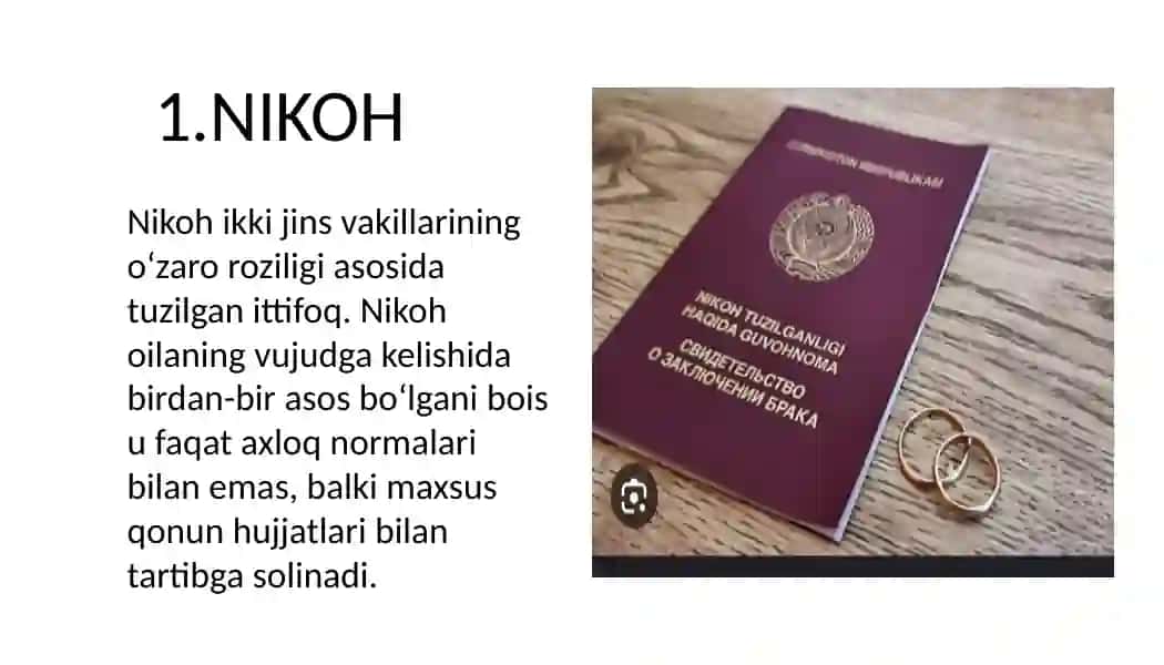 Nikox va oila munosabatlari 3