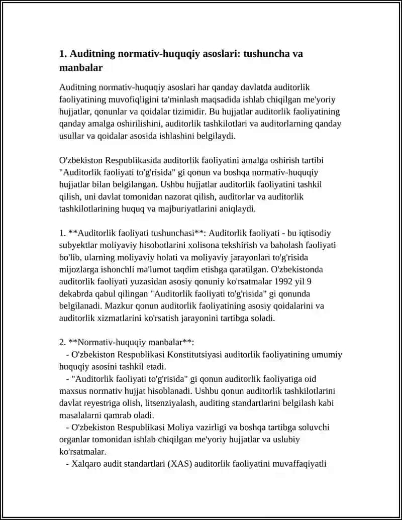 AUDITNING NORMATIV-HUQUQIY ASOSLARI 3