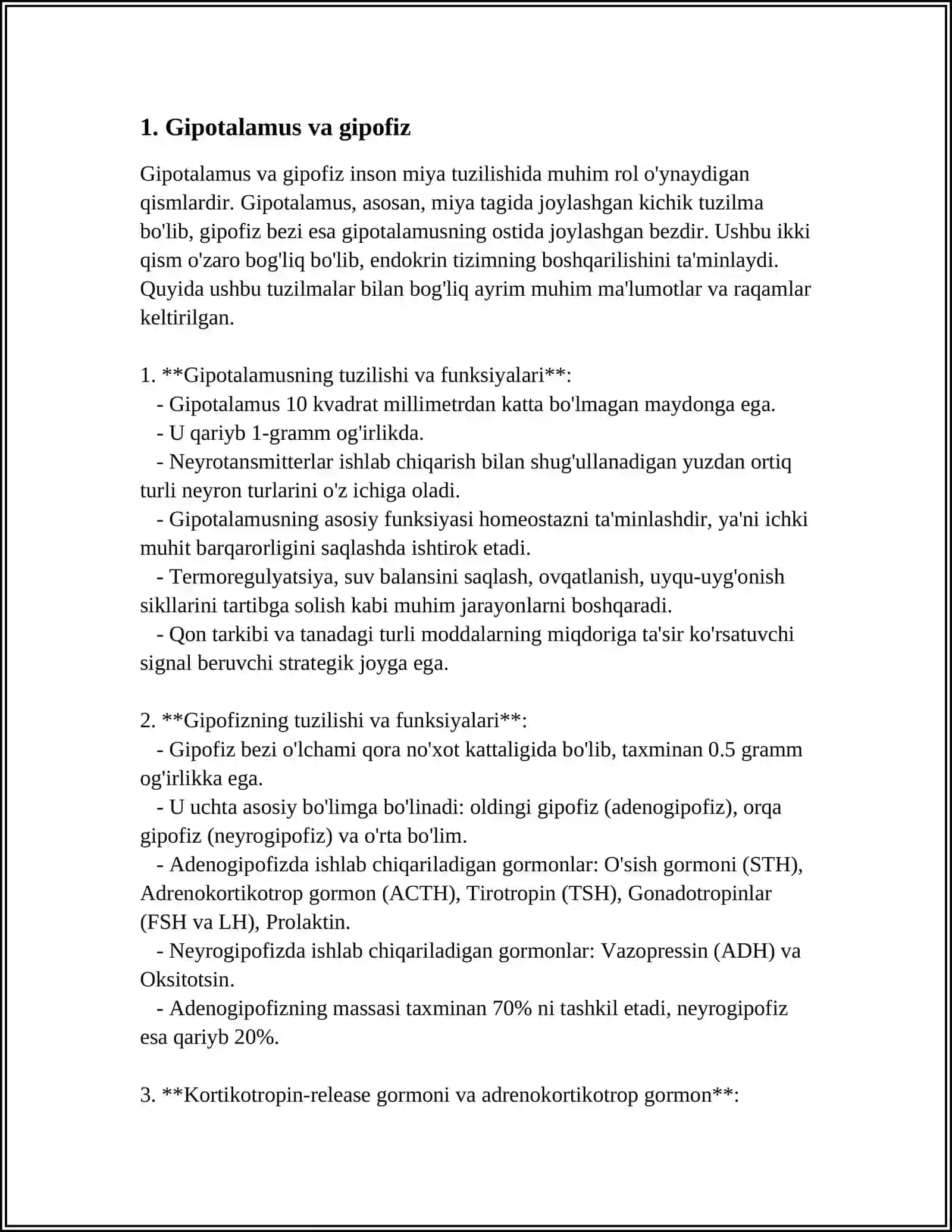 ENDOKRIN TIZIM A'ZOLARI I 3