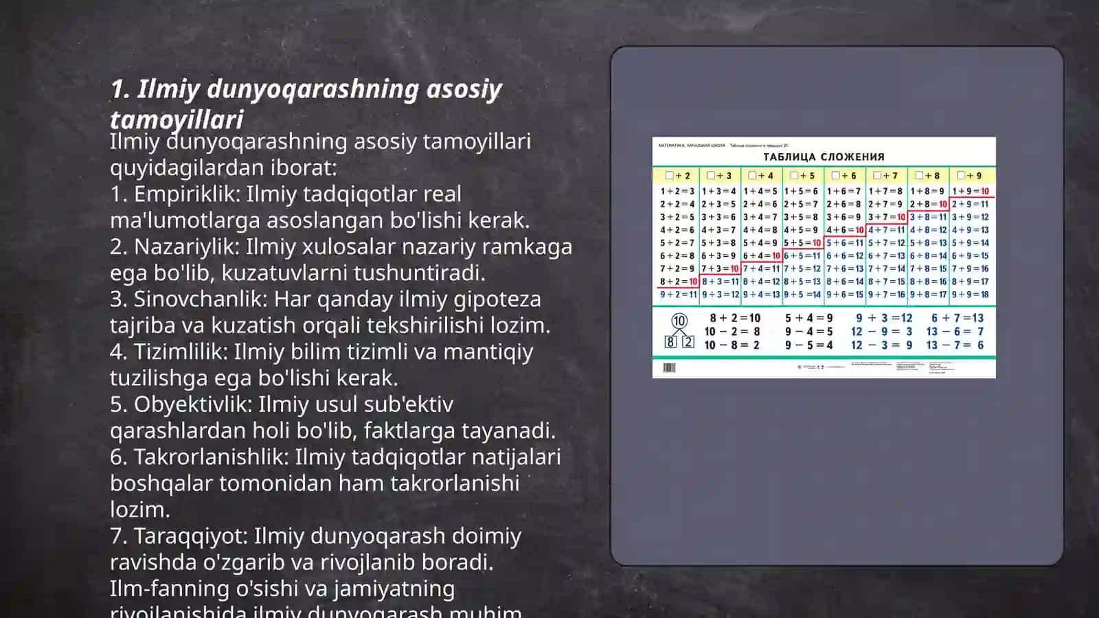 Ilmiy dunyoqarashning asosiy tamoyillari 3