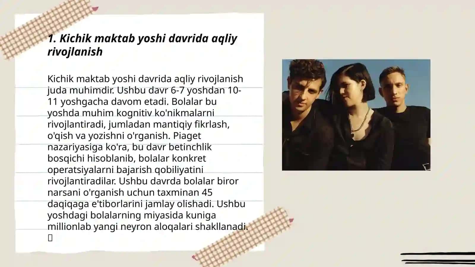 Kichik maktab yoshi davrida psixik rivojlanish xususiyatlar 3