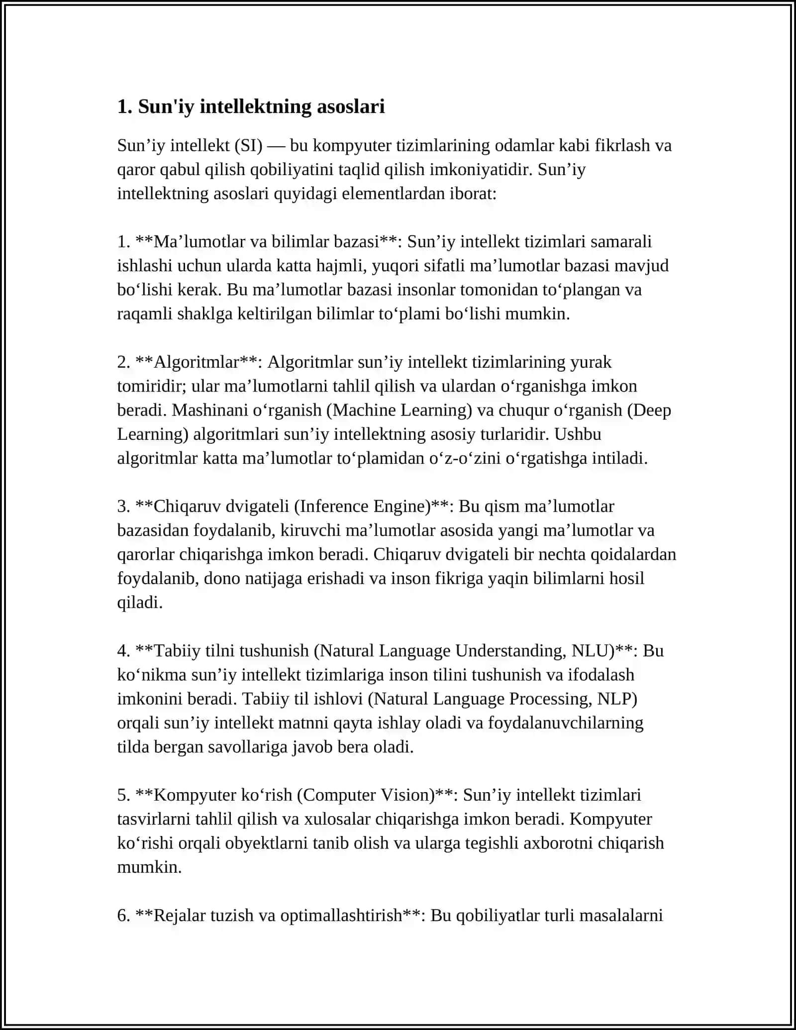 SUNʼIY INTELLEKT 3