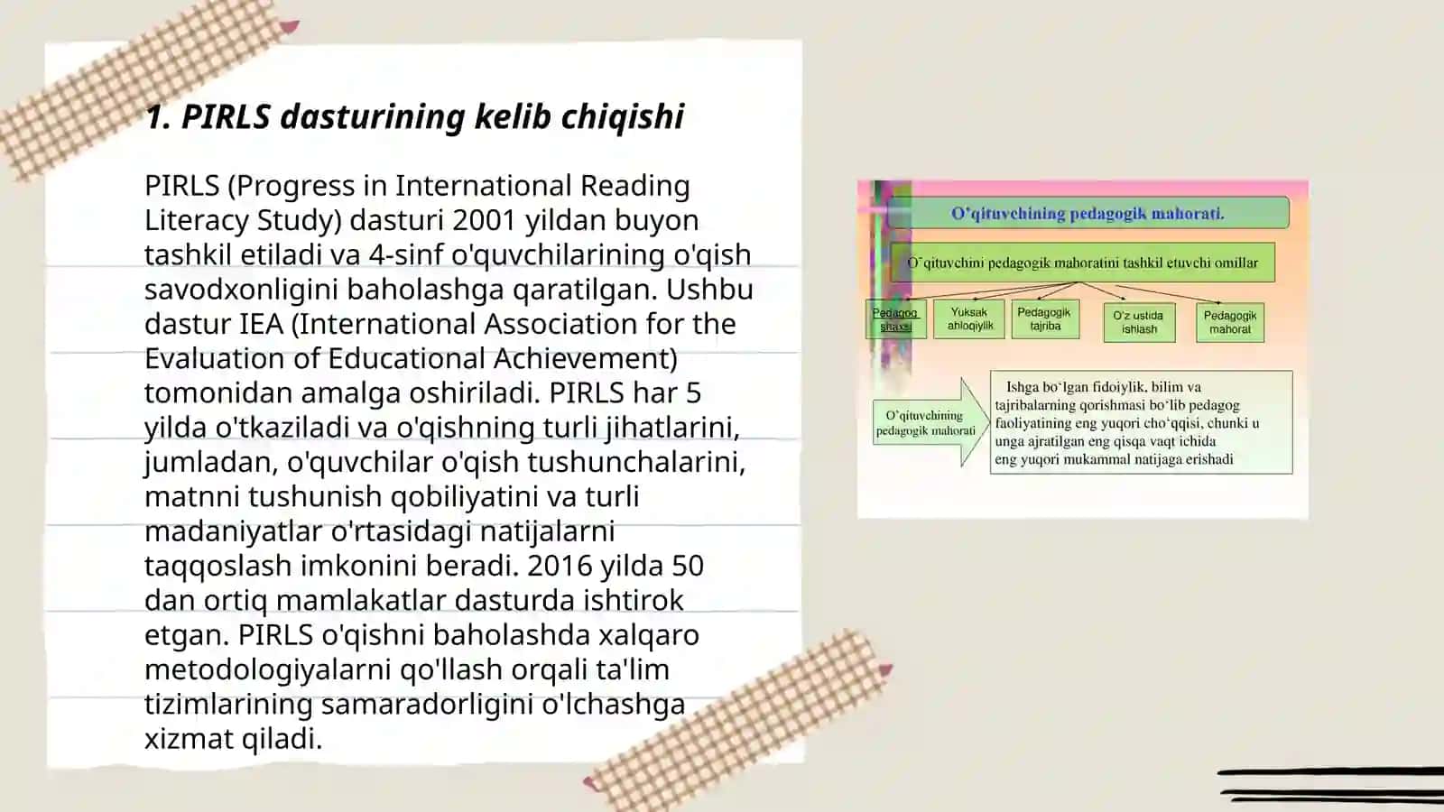 PIRLS xalqaro baholash dasturi 3