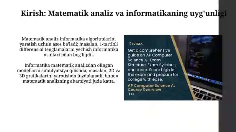 Matematik analizni Informatika bilan boglash 3