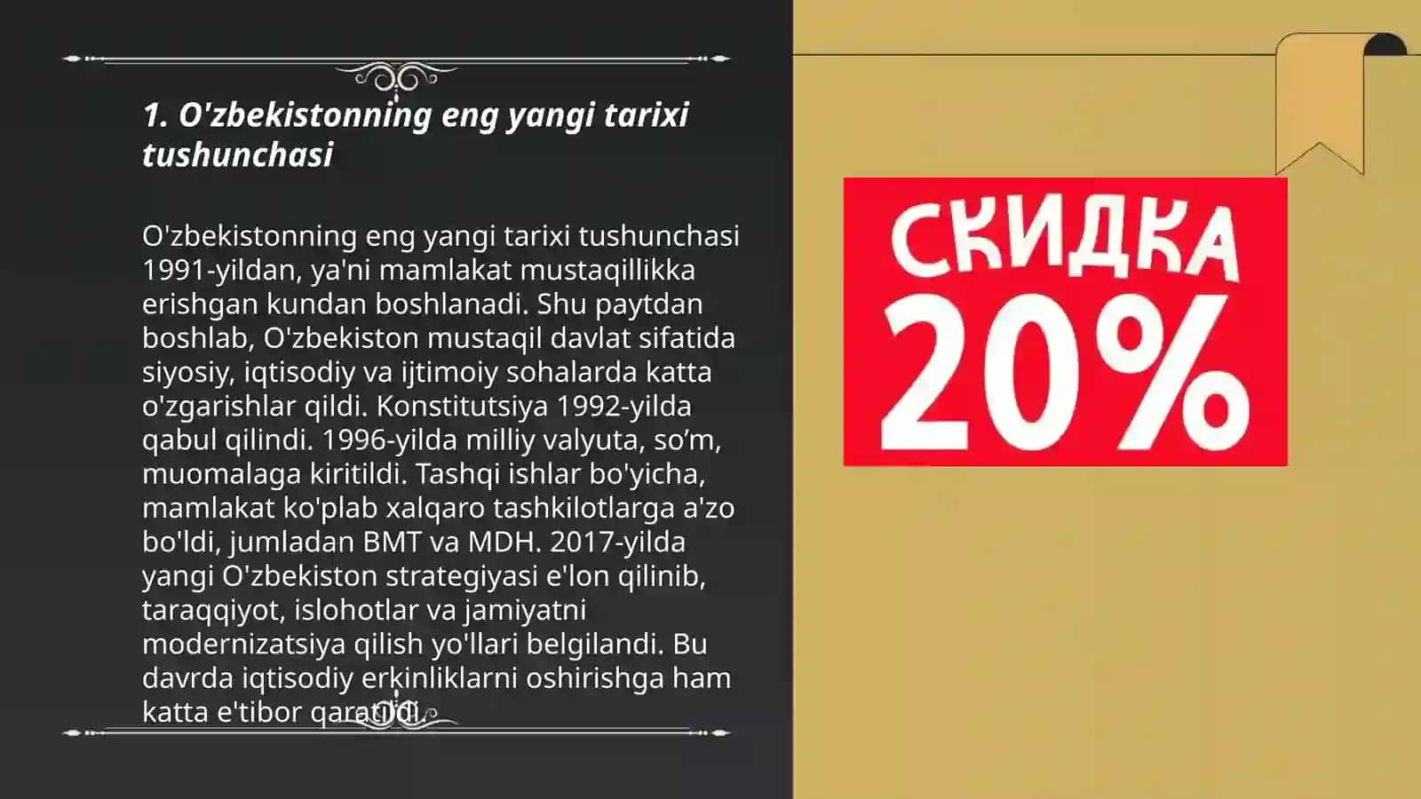 O'zbekistonning eng yangi tarixi 3