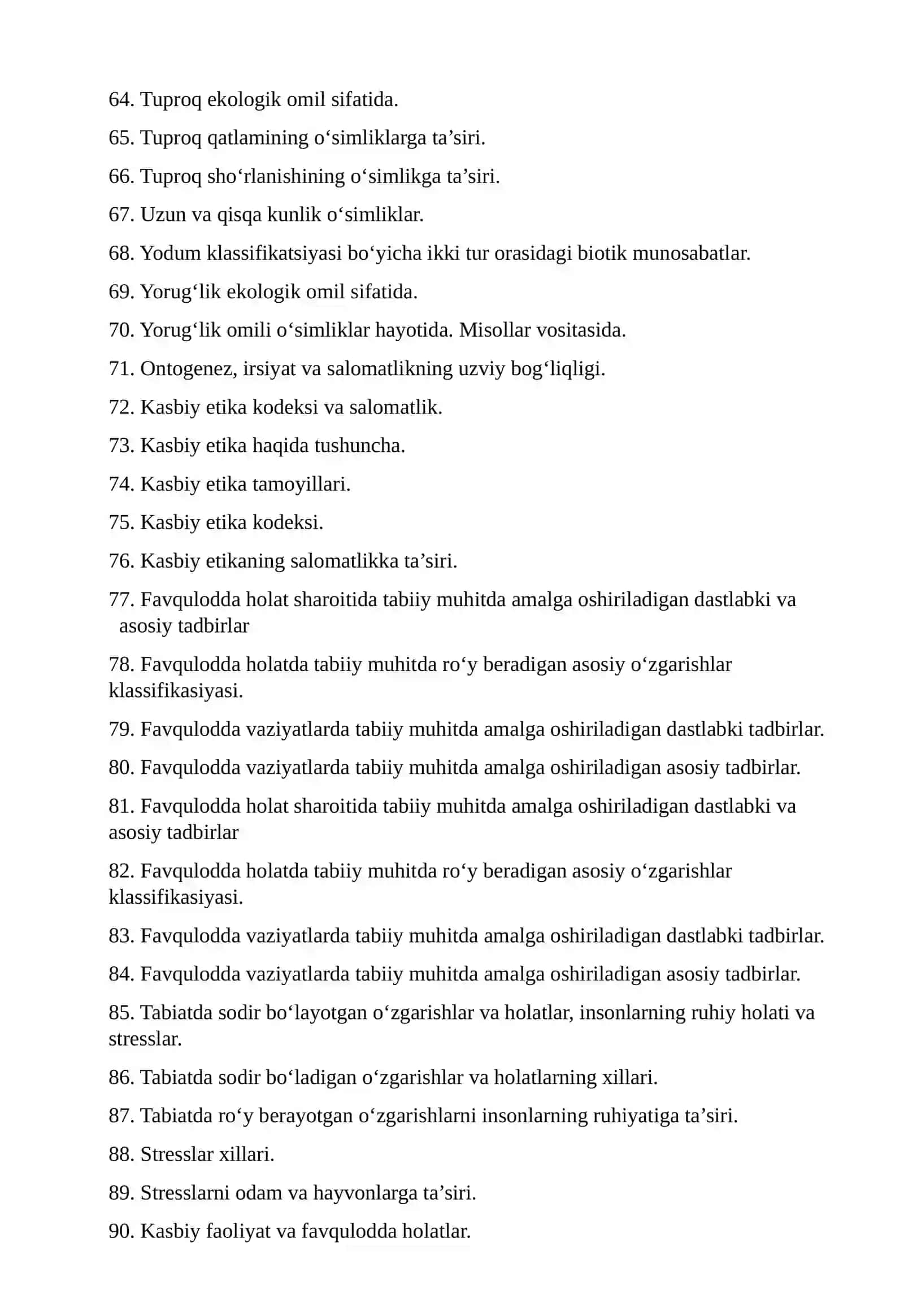 Bioekologiya va Geoekologiya 3