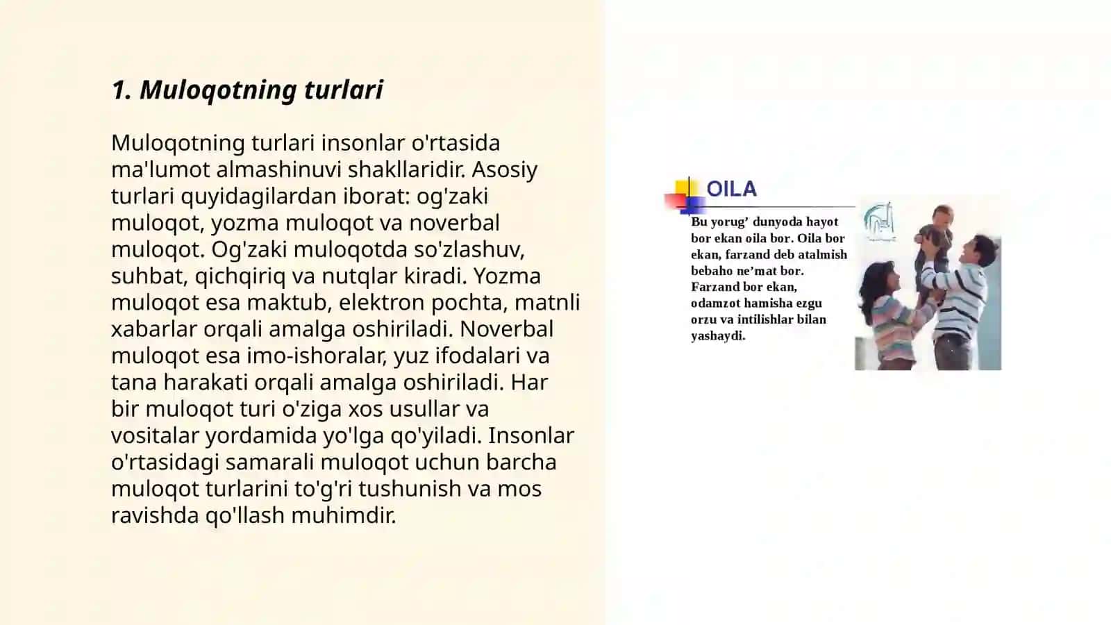 Muloqot xaqida tushuncha 3