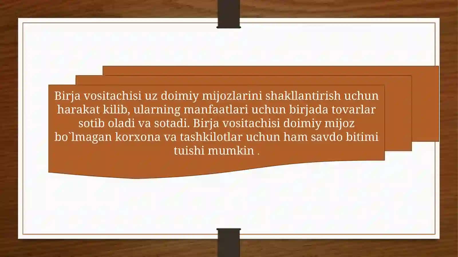 Birja savdоsini tashkil etish 3