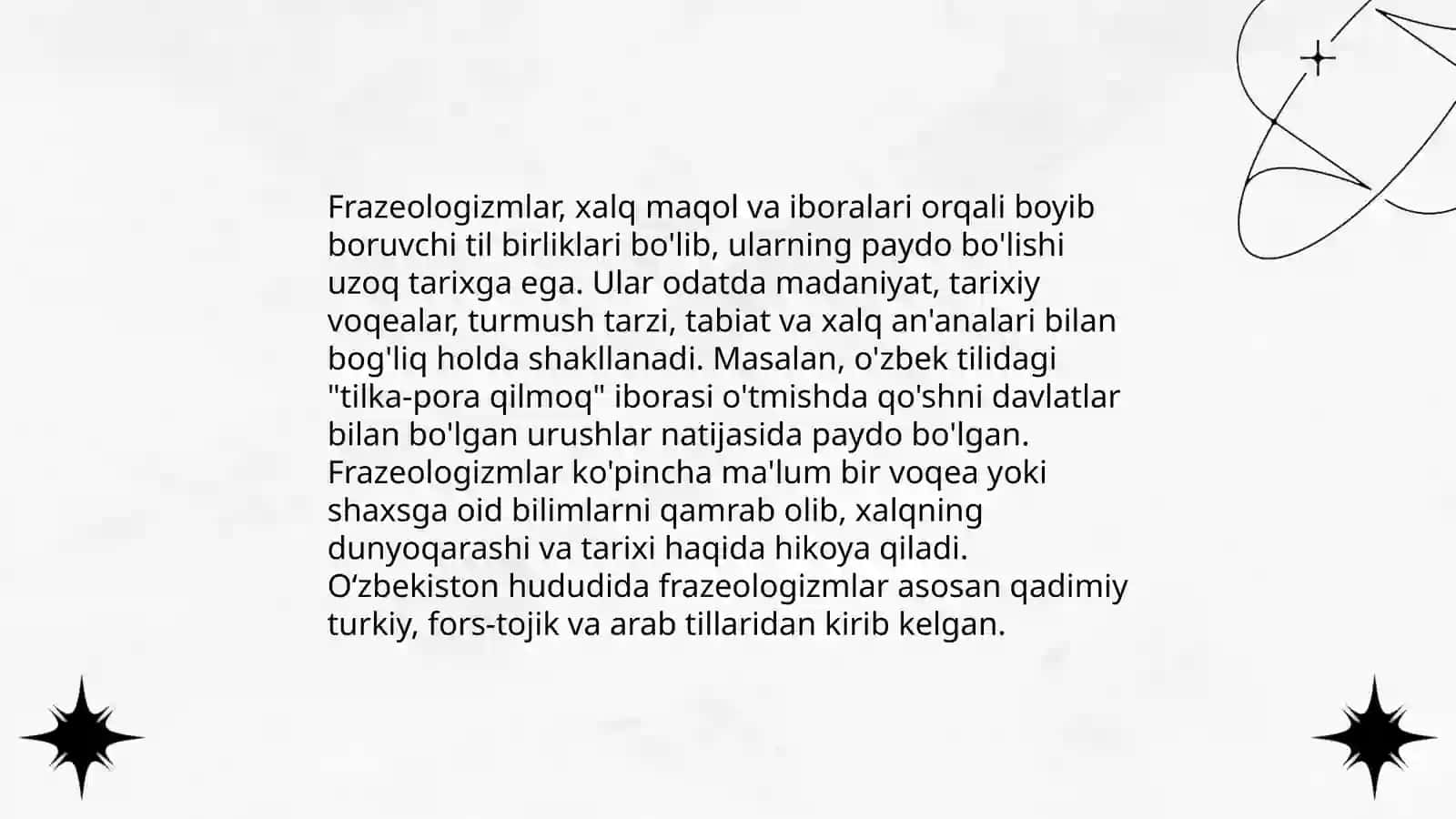 Frazeologiya ha'm Leksikografiya 3