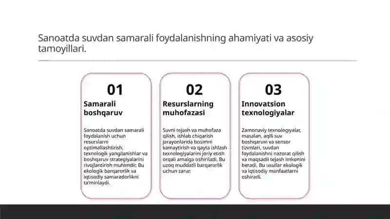 Sanoatda suvdan foydalanish 3