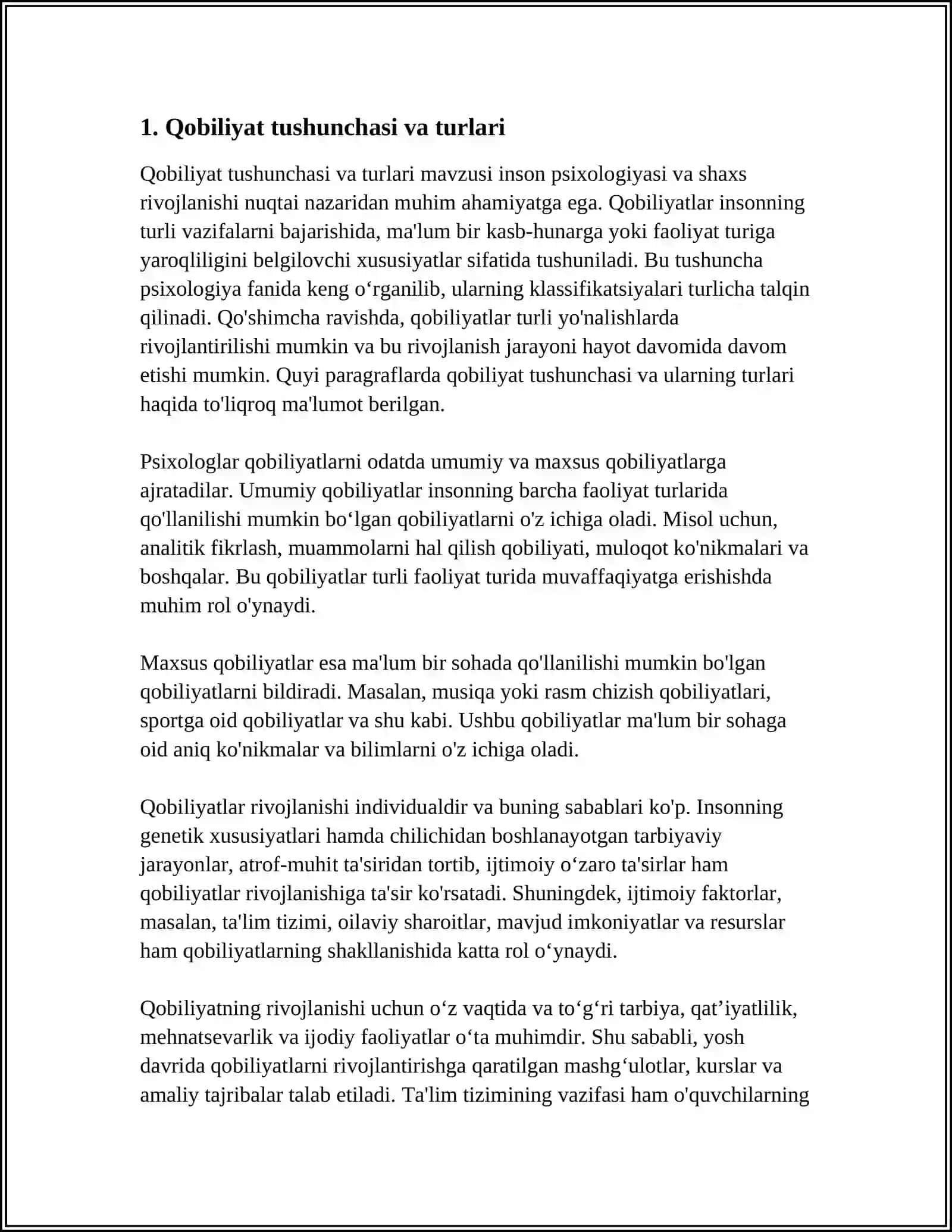 QOBILYAT VA UNING RIVOJLANISHI 3
