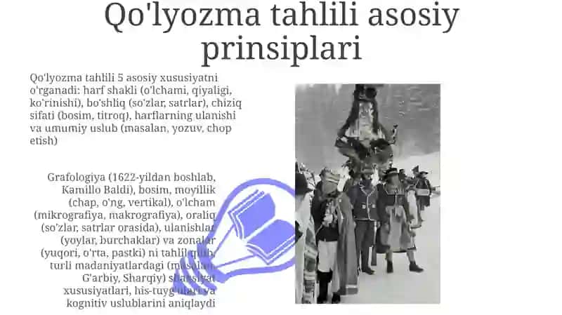 Grafologiya tarixiy qisqacha ma'lumoti 3