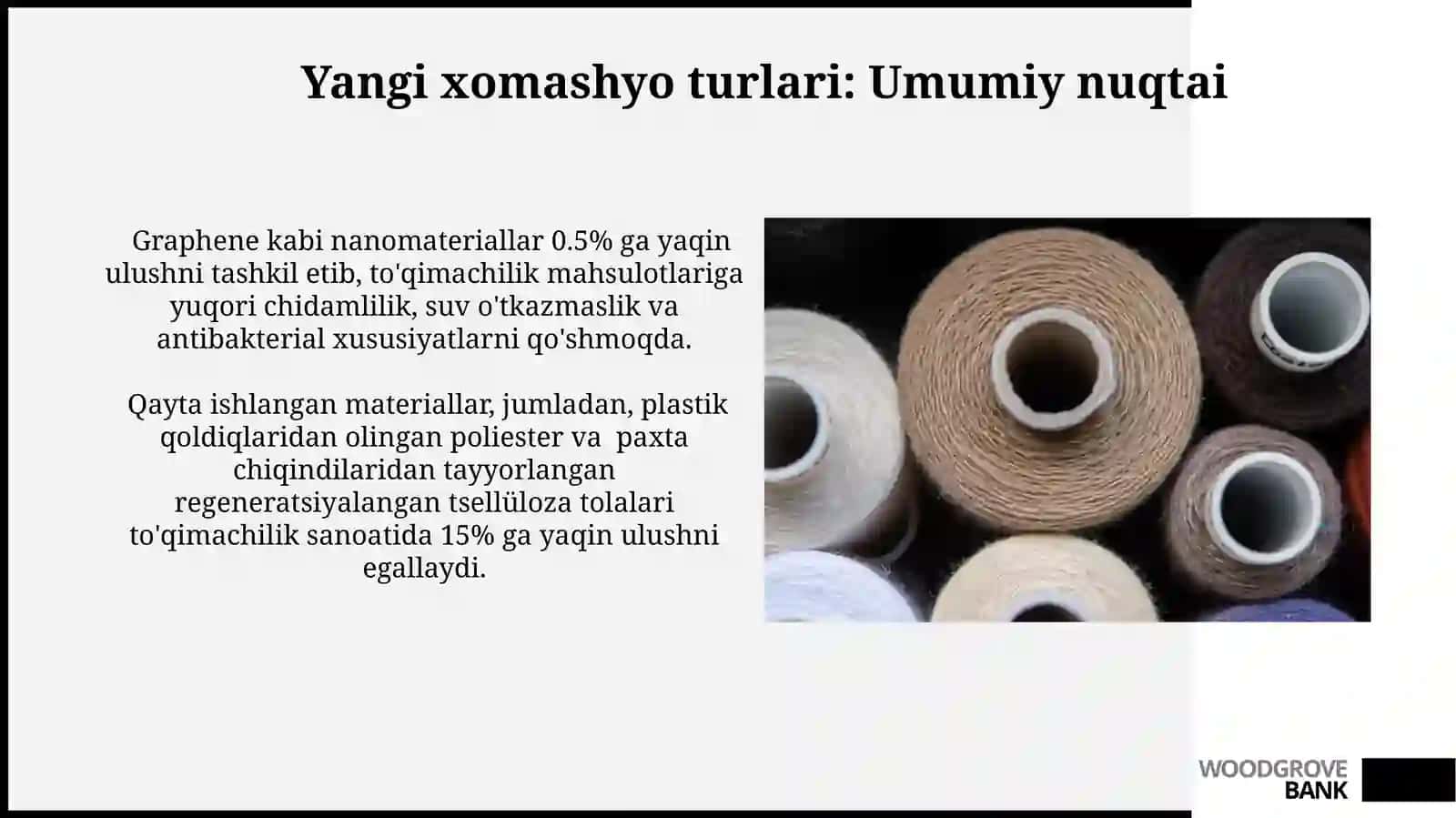 Yangi xom-ashyo turlari 3