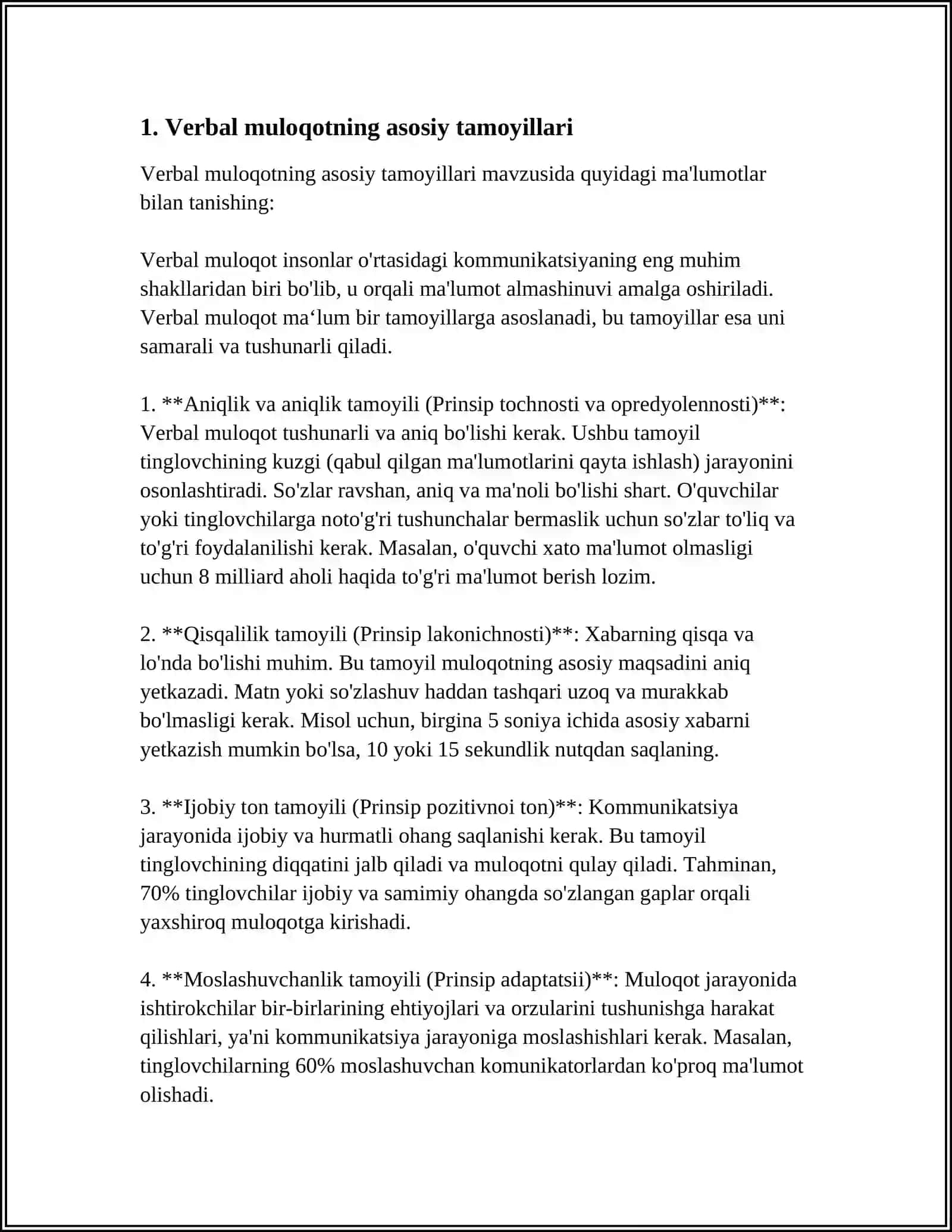 VERBAL VA NOVERBAL MULOQAT 3
