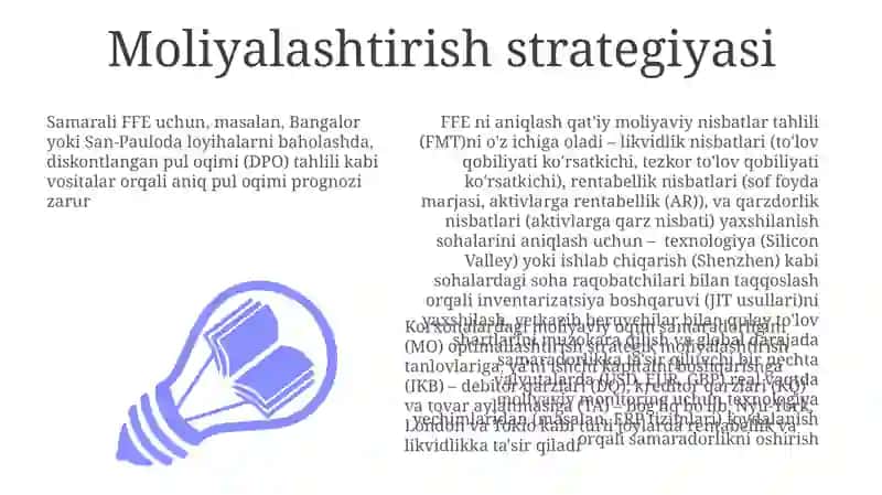 Moliyalashtirish strategiyasi 3