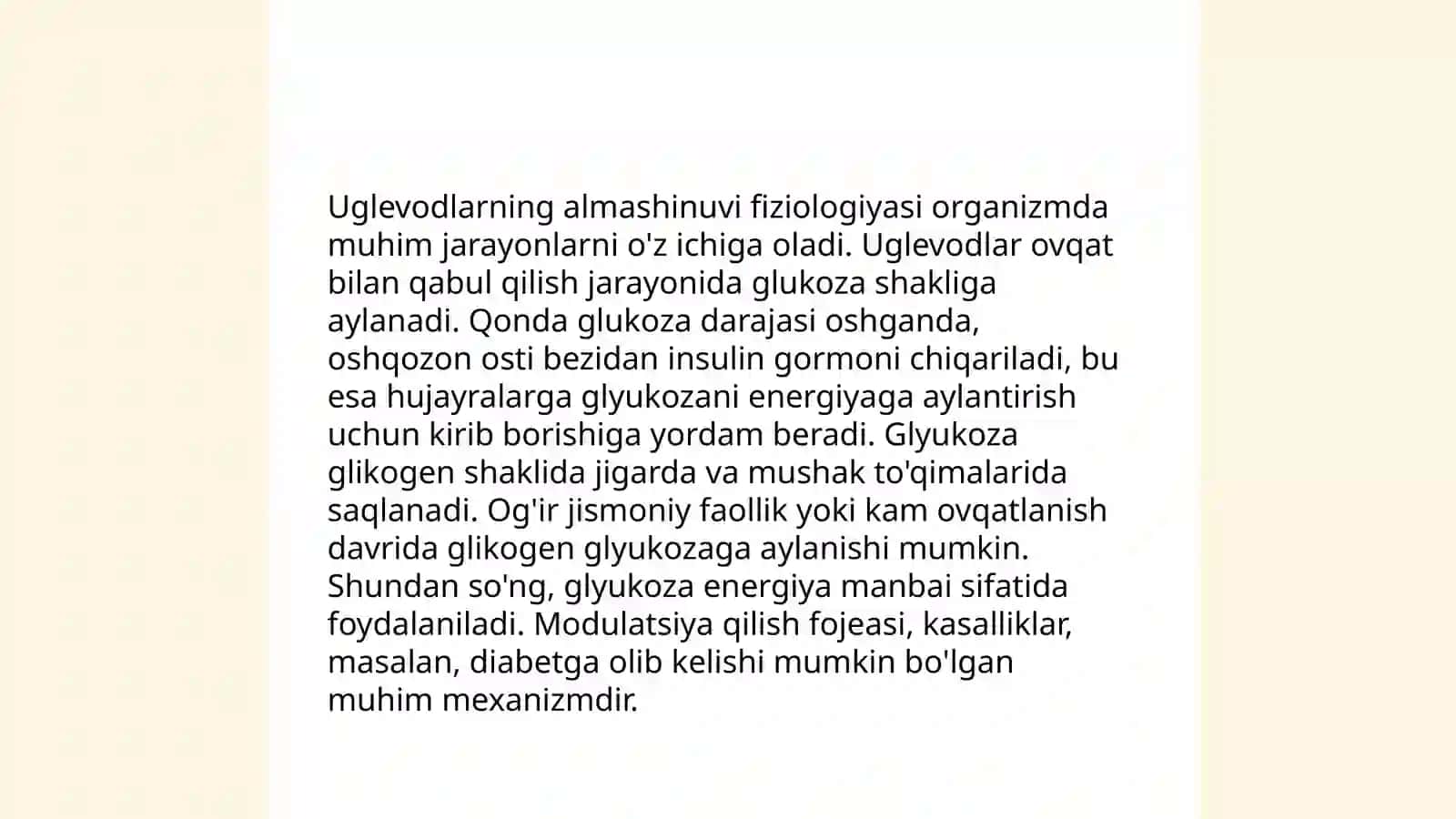 Uglevodlar almashinuvi buzilishidagi kasalliklar 3
