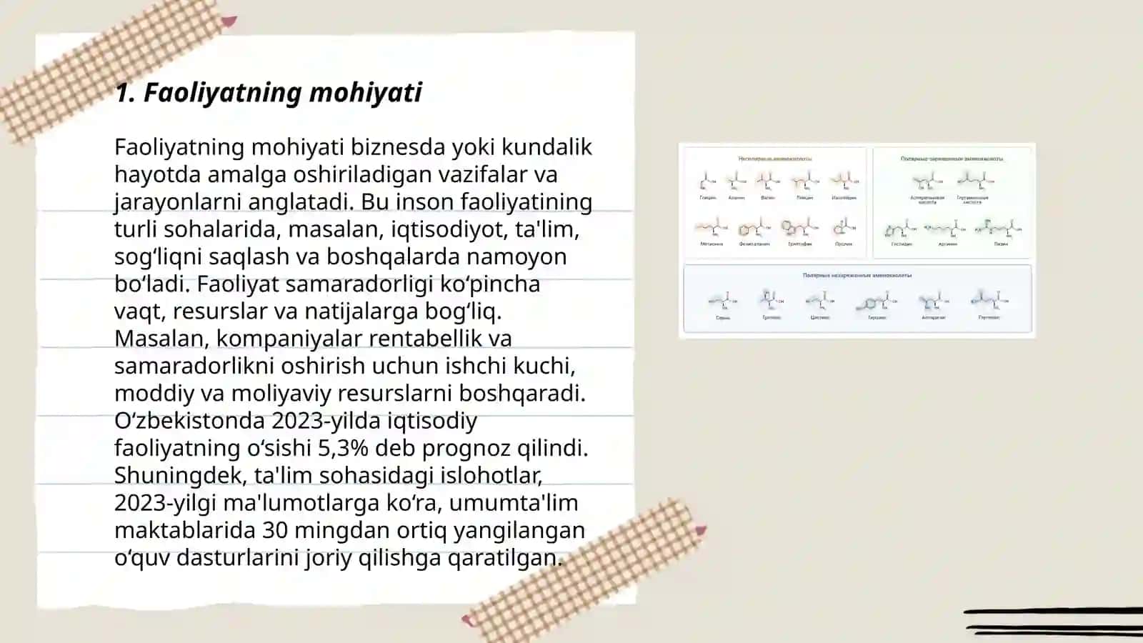 Faoliyatning tuzilishi va atributlari 3