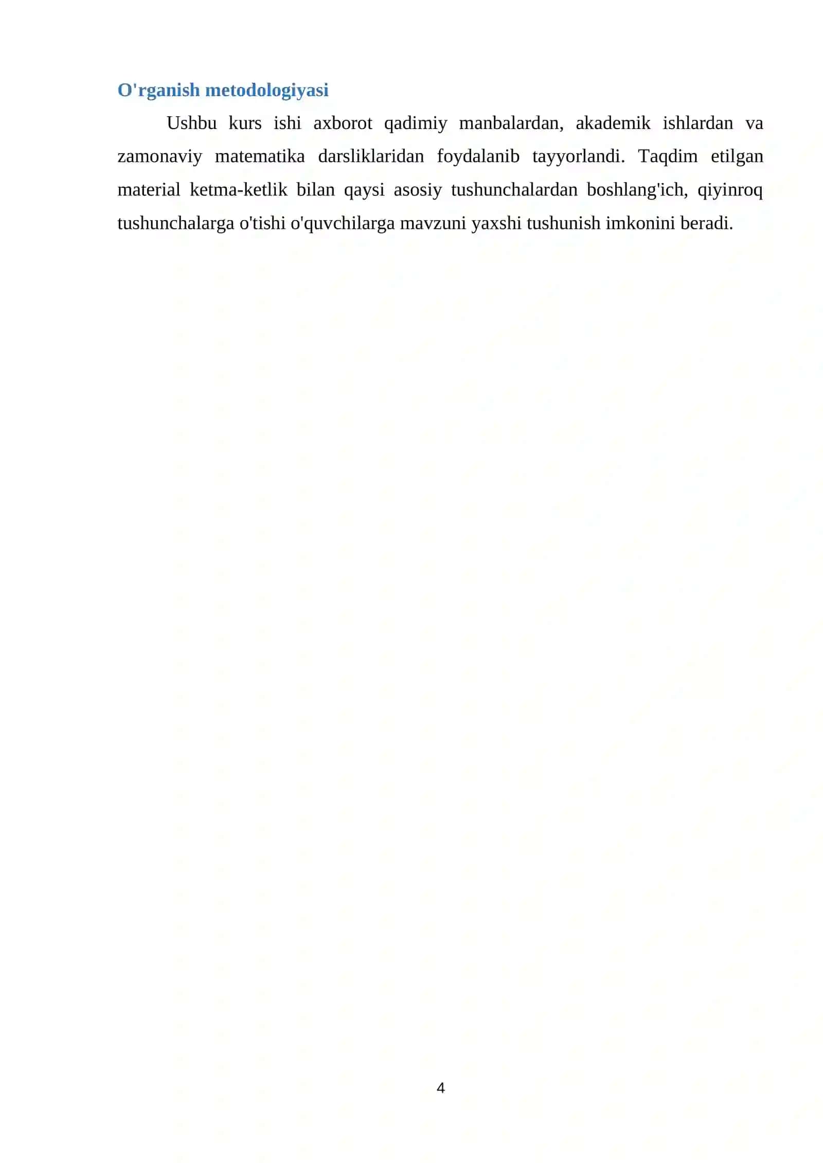Matematik struktura va geometriyada aksiomalar sistemasida munosabatlar 3