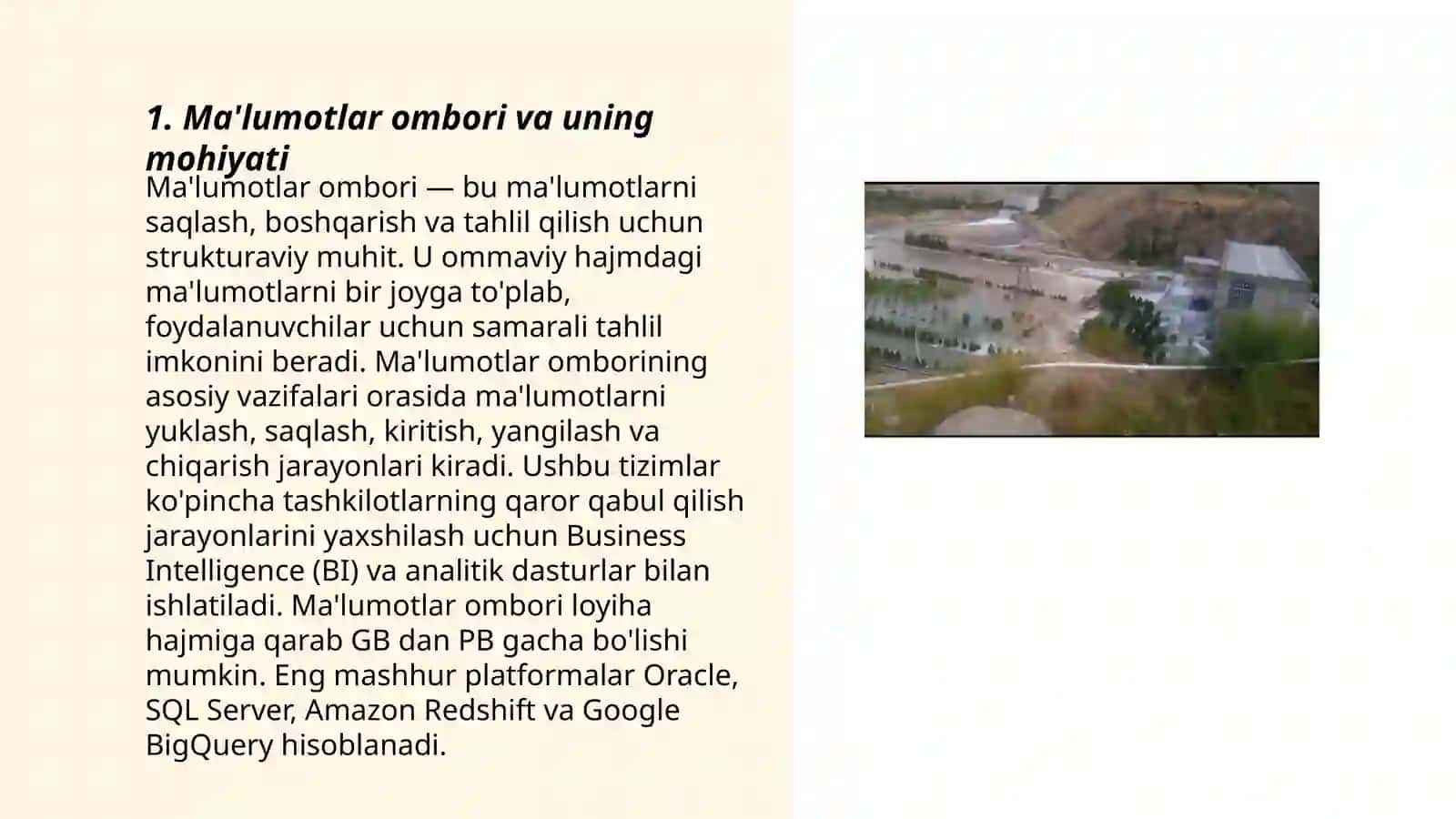 Ma'lumotlar ombori va uning mohiyati 3