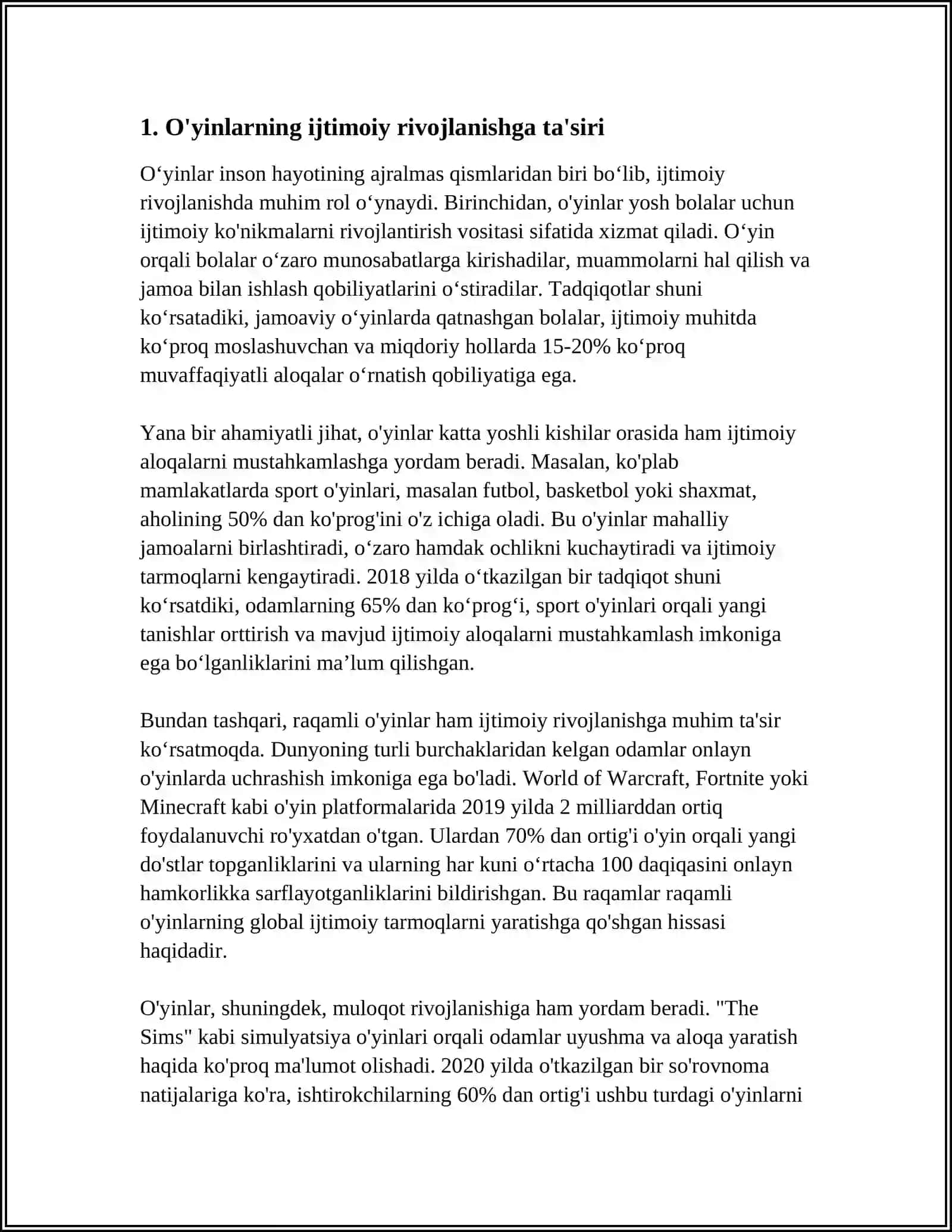 O'YINLAR-IJTIMOIY FOLIYAT SIFATIDA 3