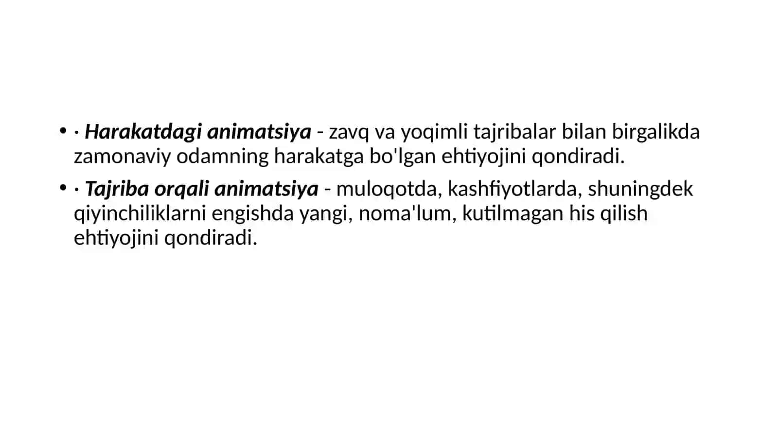 Mehmonxonalarda animatsiya xizmati 3